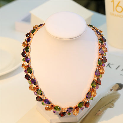 Collana Zirconi Arcobaleno