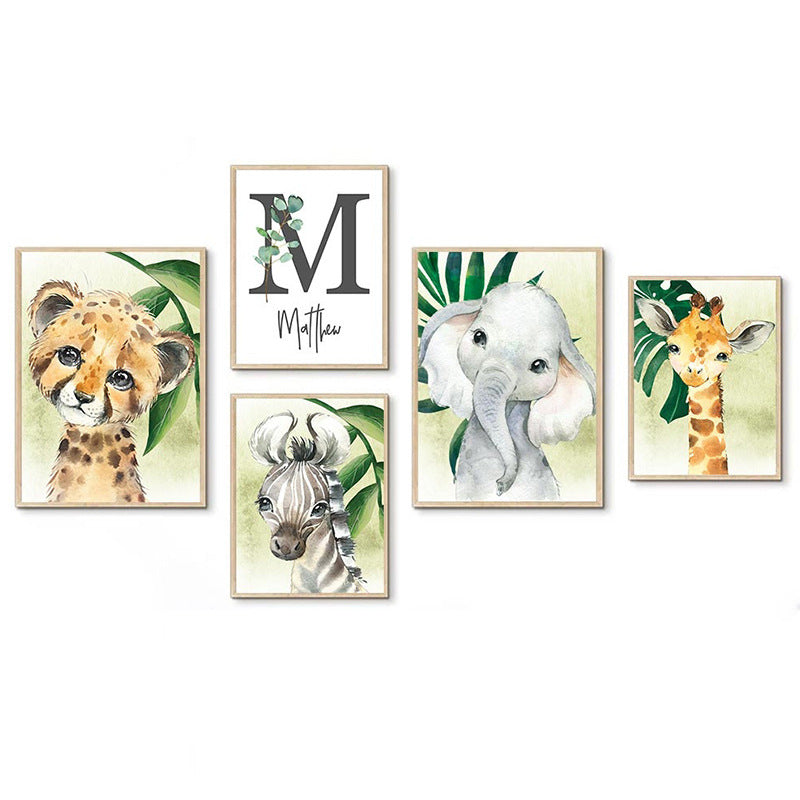 Quadro cameretta animali