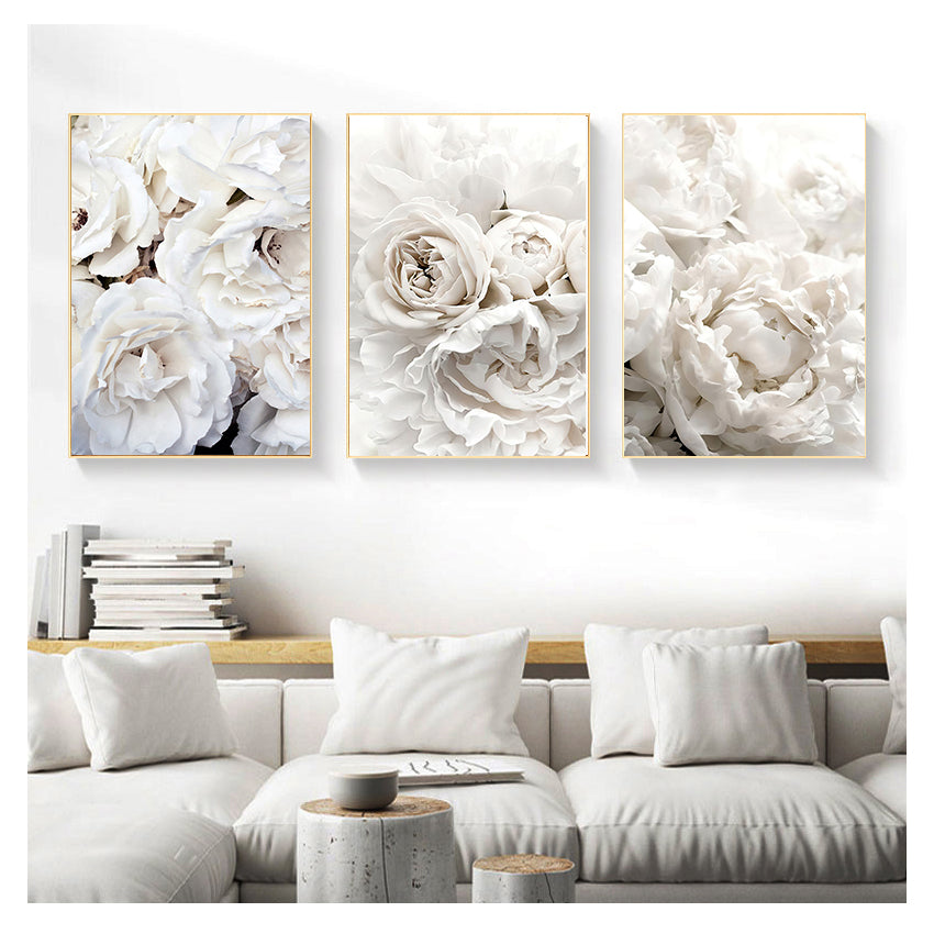 Poster fiori bianchi