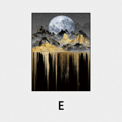 Quadro Luna e Alberi