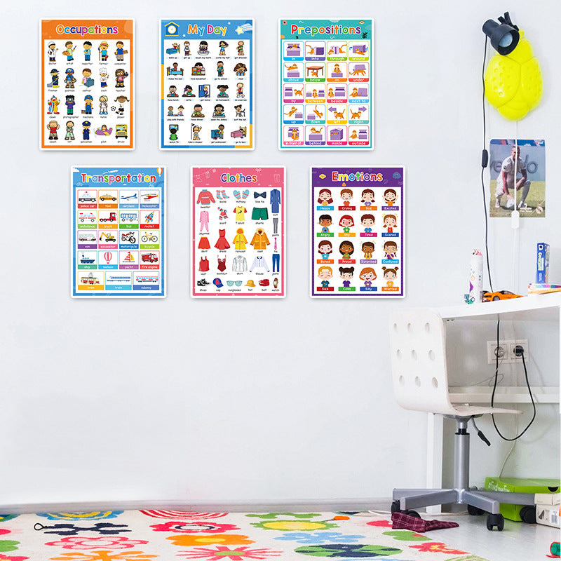 Poster educativo per bambini