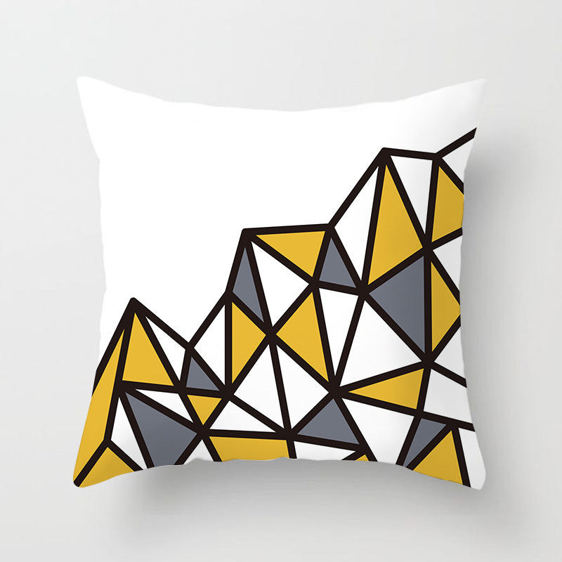 Copricuscino giallo e nero