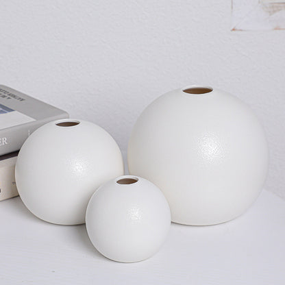 Vaso sferico ceramica nordico