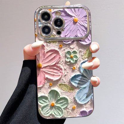 Custodia Telefono Fiori Dipinti