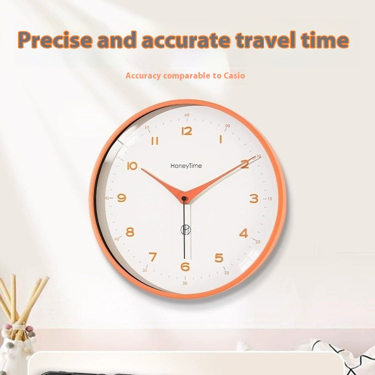 Orologio da parete Arancione retrò