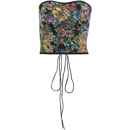 Maglietta reggiseno stile olio retrò