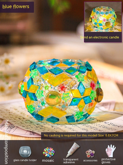 Kit portacandela mosaico DIY