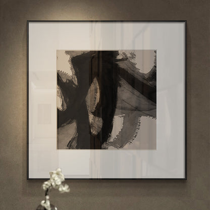 Quadro astratto ad inchiostro