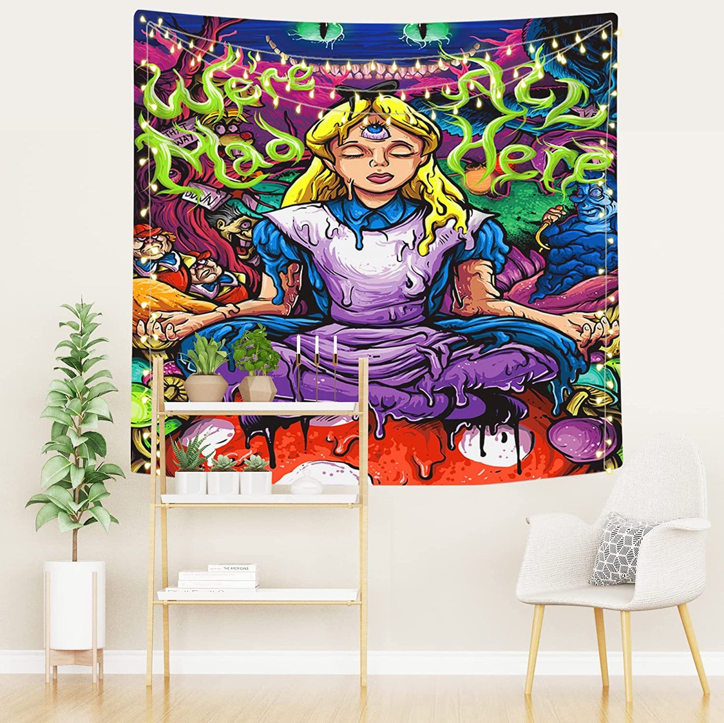 Arazzo Hippie Psicodelico