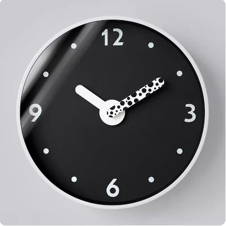Orologio da parete Colore giallo pois