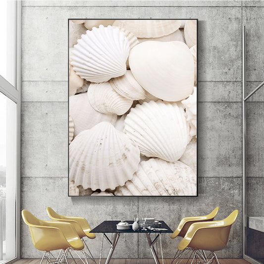 Quadro su tela Conchiglie bianche