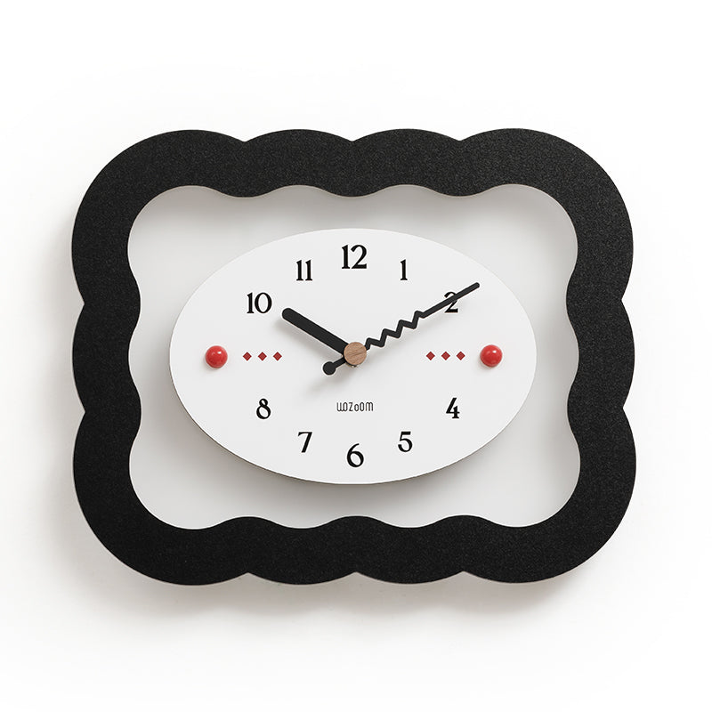 Orologio da parete Cornice ondulata decorativa
