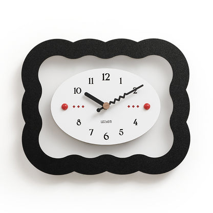 Orologio da parete Cornice ondulata decorativa