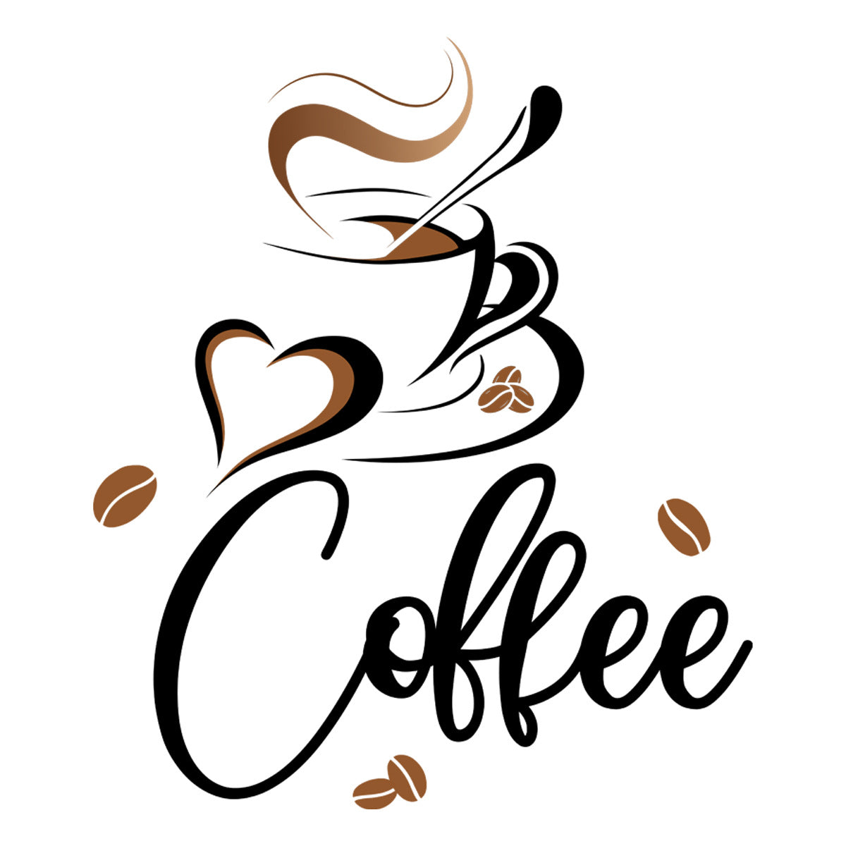 Adesivo murale Chicco di caffè