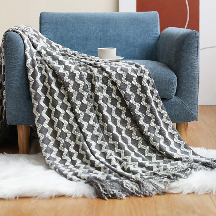 Coperta invernale a maglia