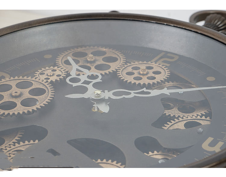 Orologio da parete Steampunk ingranaggi