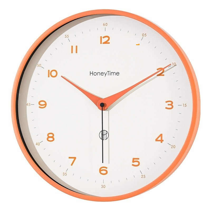 Orologio da parete Arancione retrò
