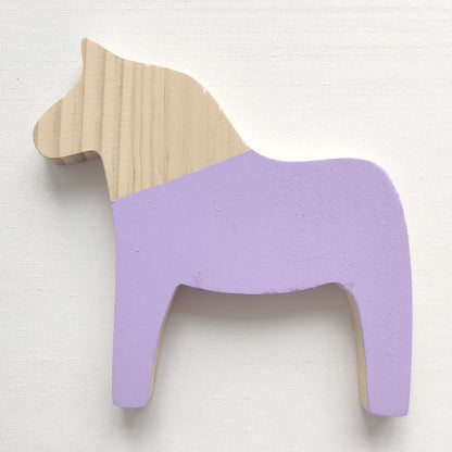 Ornamento cavallo legno