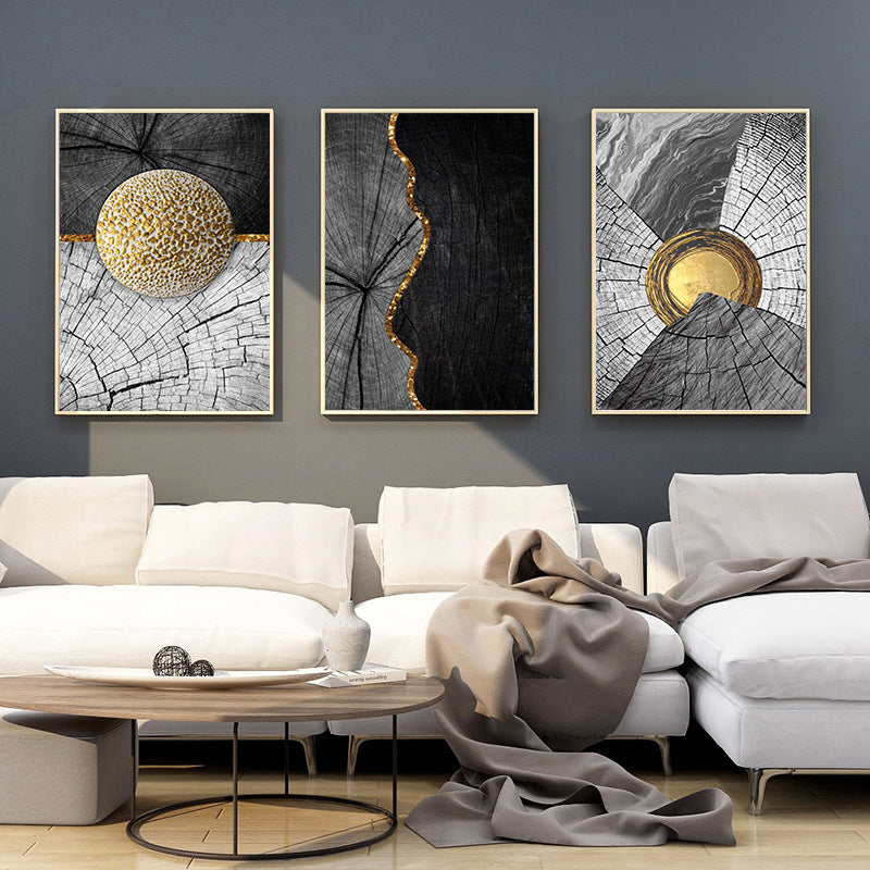 Quadro legno astratto