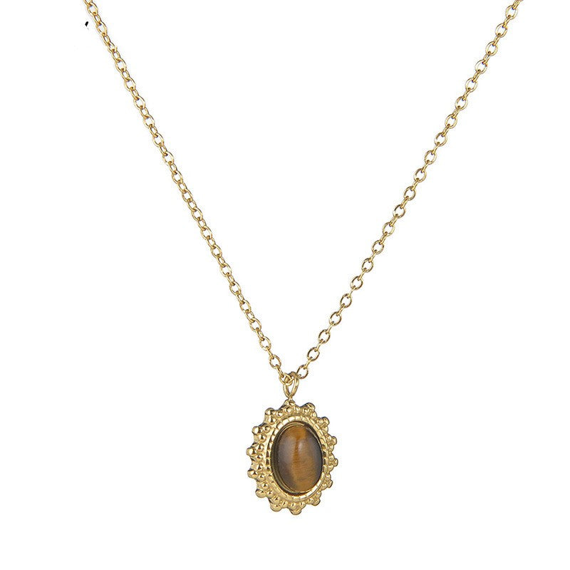 Collana pendente turchese