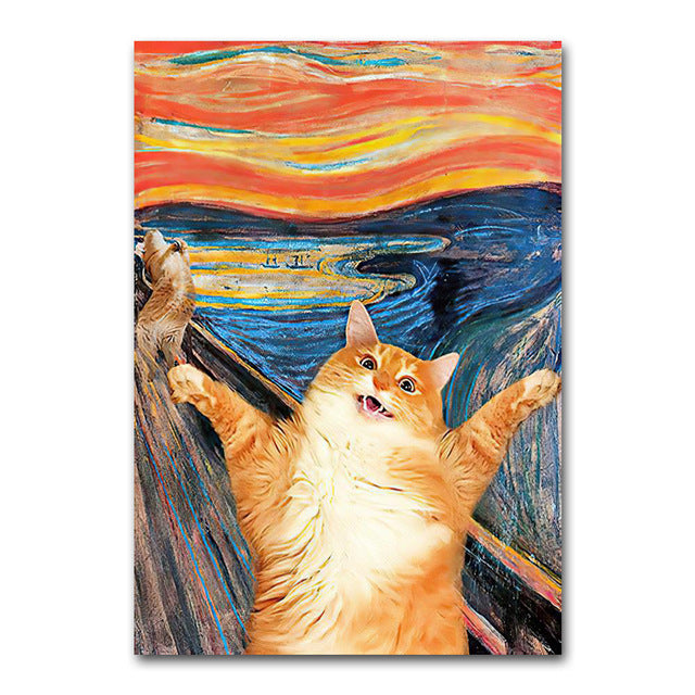 Quadro gatto nero