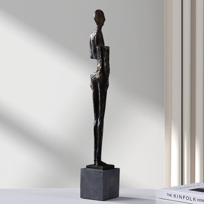 Scultura astratta resina