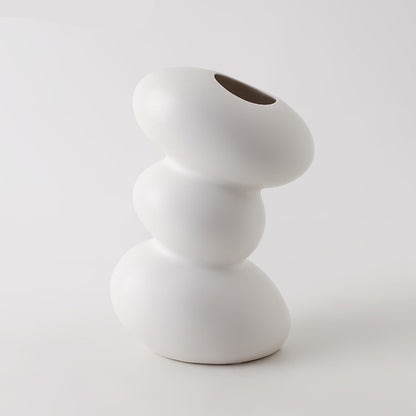 Vaso bianco ceramico