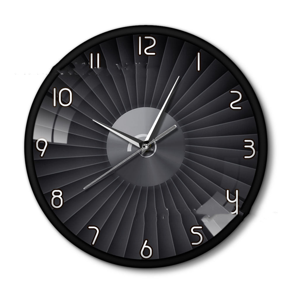 Orologio da parete Ventaglio nero