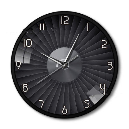Orologio da parete Ventaglio nero