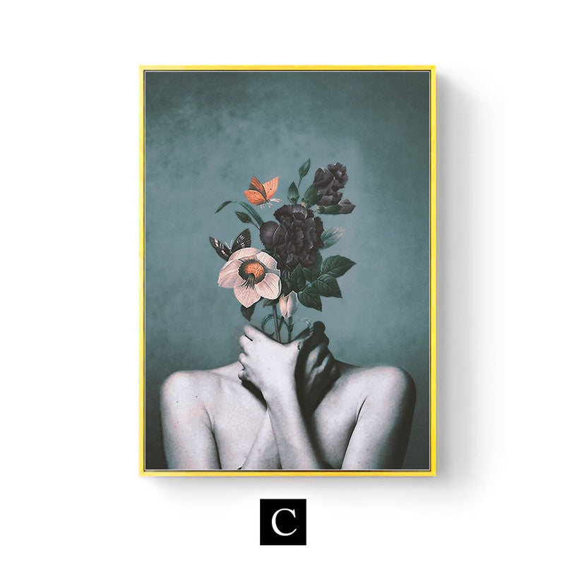 Quadro Floreale Astratto