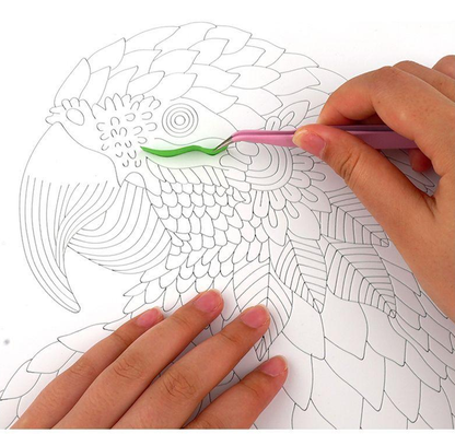 Dipinto carta quilted