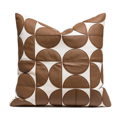 Coperta Cuscino Pelle