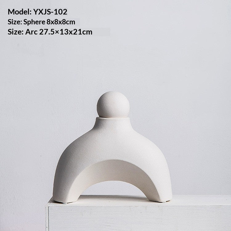 Scultura ceramica astratta