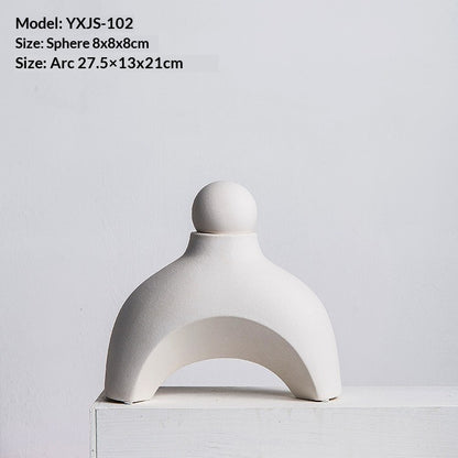 Scultura ceramica astratta