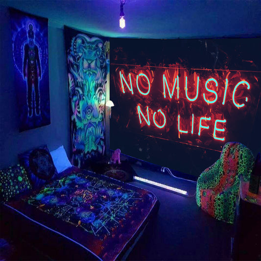 Arazzo Neon Psichedelico