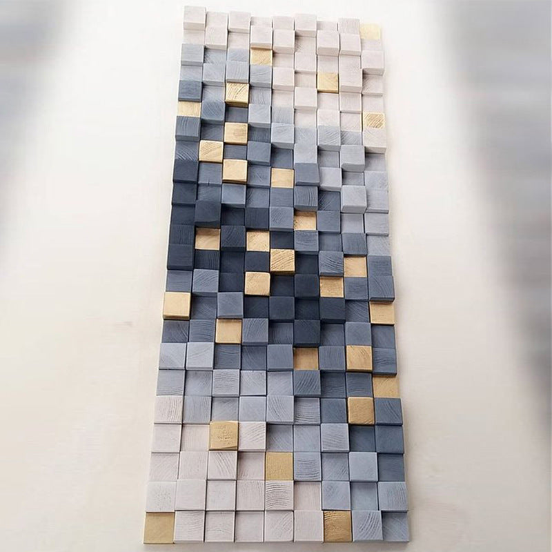 Quadro mosaico legno