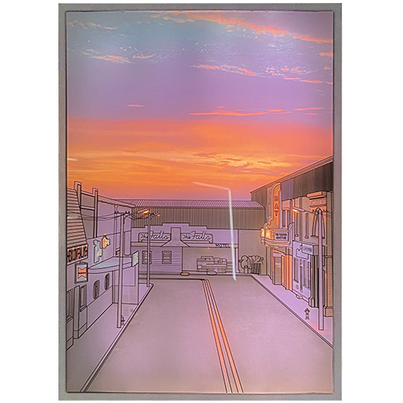 Quadro luminoso minimalista