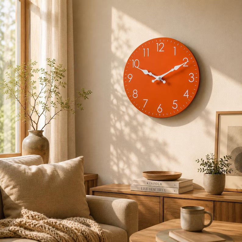 Orologio da parete Vintage rosso