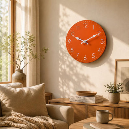Orologio da parete Vintage rosso