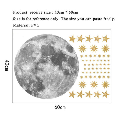 Sticker Luna Stelle