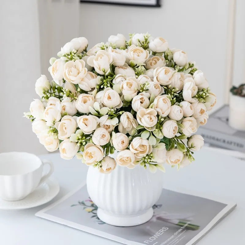 Bouquet rosa artificiale