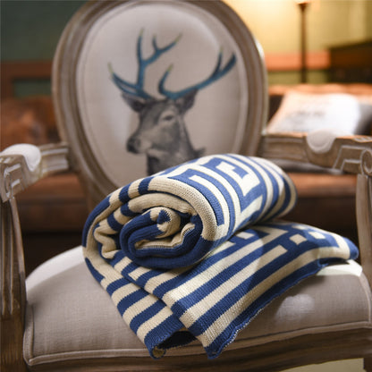 Coperta maglia stile nordico