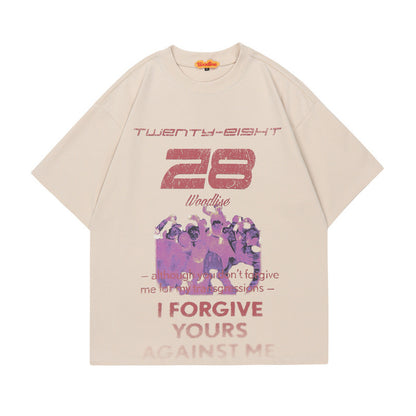 T-shirt stampa astratta