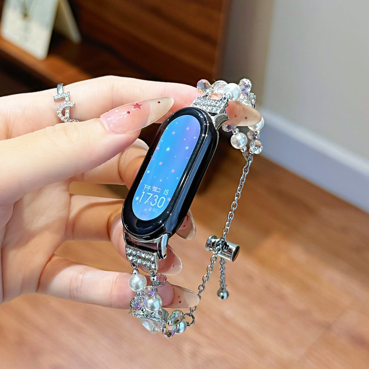 Cinturino smartwatch notte stellata
