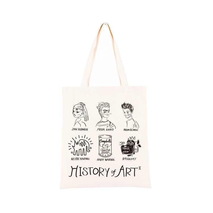 Borsa tela stile gatto d'arte