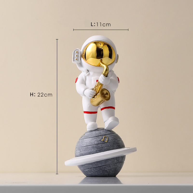 Figurina astronauta resina
