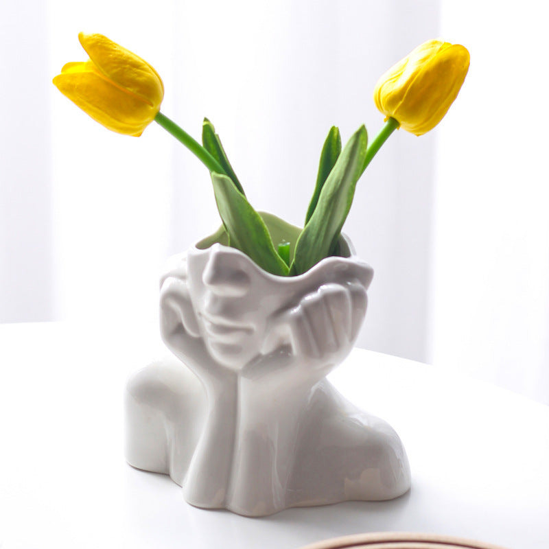 Vaso busto donna