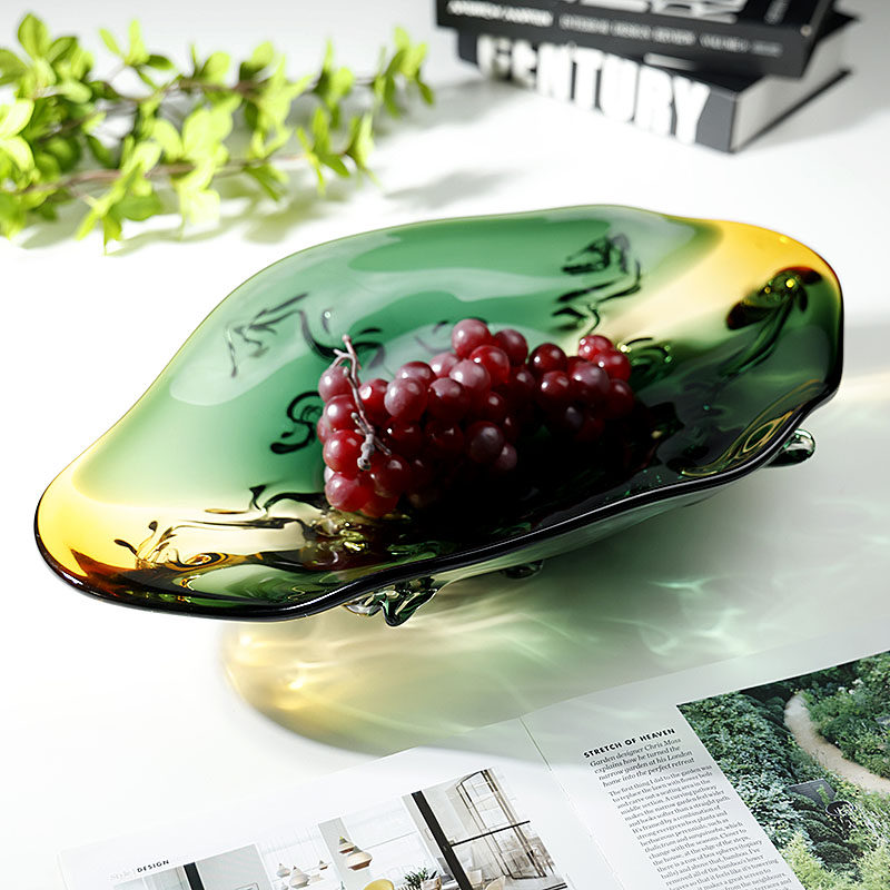 Ciotola Frutta Vetro Geometrica