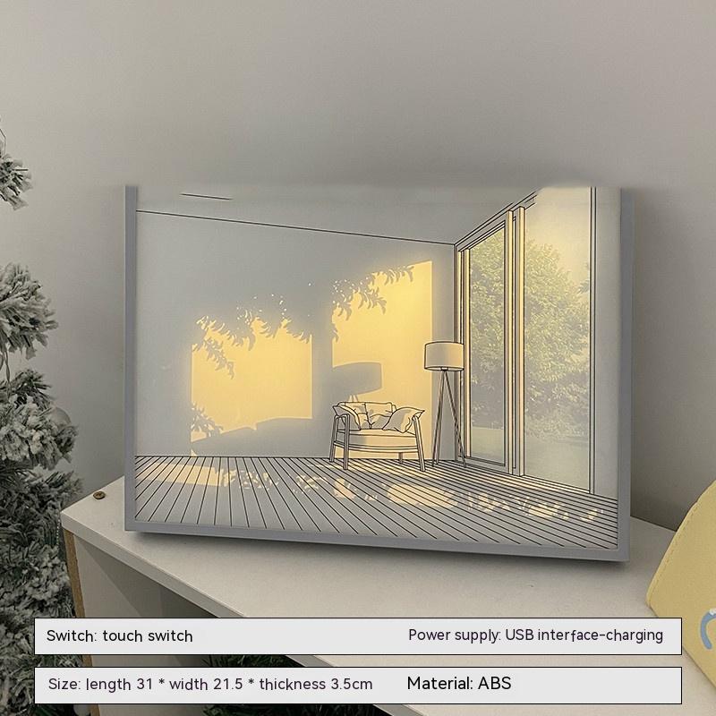 Quadro Minimalista Luminoso