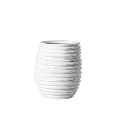 Vaso geometrico bianco-nero